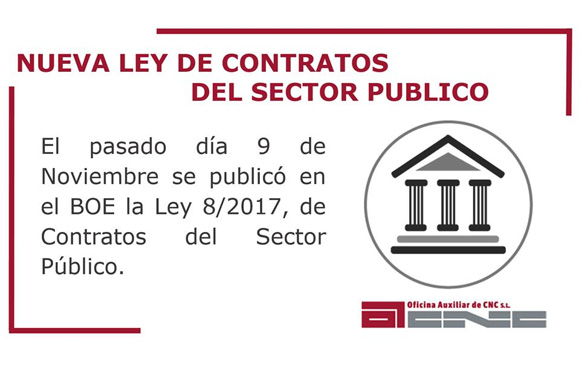 Nueva ley contratos sector publico